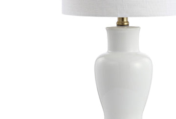 Chi 21" Ceramic/Iron Modern Classic LED Table Lamp - JONATHAN Y